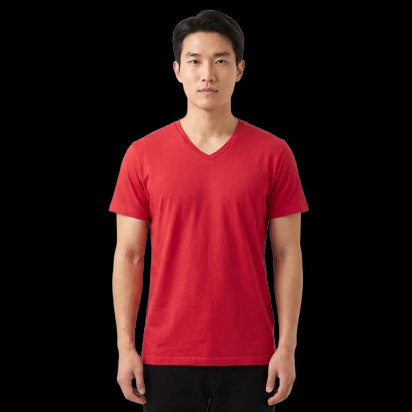 V-neck T-shirts